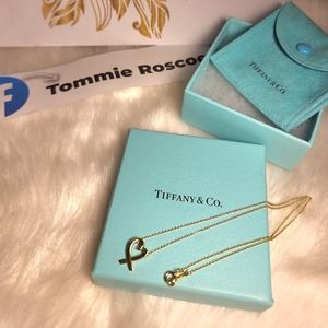 100% AUTHENTIC Tiffany & Co 18k Real Gold Necklace